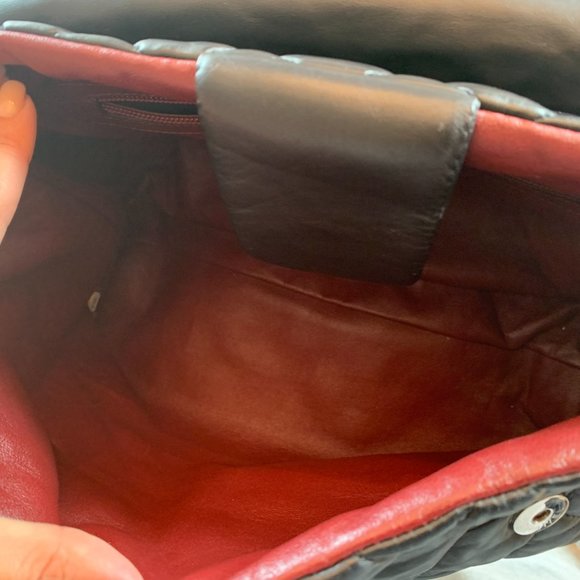 Chanel Bag Black Backpack Lambskin Leather Silver Hardware COCO COCOON - Picture 8 of 10